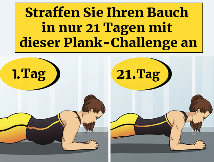 Straffen Sie Ihren Bauch In Nur 21 en Mit Dieser Plank Challenge An Durchs Leben